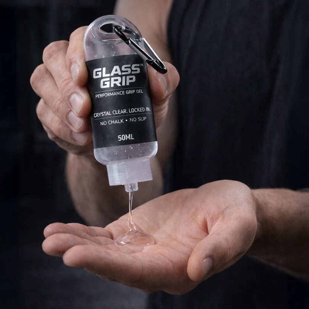 GlassGrip being applied to hand